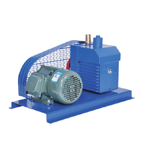Belt wheel type vacuum pump